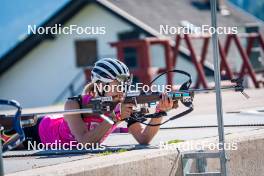 28.06.2024, Lavaze, Italy (ITA): Juni Arnekleiv (NOR) - Biathlon summer training, Lavaze (ITA). www.nordicfocus.com. © Barbieri/NordicFocus. Every downloaded picture is fee-liable.