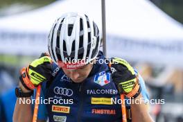 27.08.2024, Martell, Italy (ITA): Giacomel Tommaso (ITA) - Biathlon summer training, Martell (ITA). www.nordicfocus.com. © Vanzetta/NordicFocus. Every downloaded picture is fee-liable.