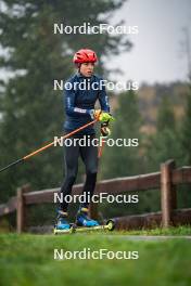 27.09.2024, Lavaze, Italy (ITA): Lisa Vittozzi (ITA) - Biathlon summer training, Lavaze (ITA). www.nordicfocus.com. © Barbieri/NordicFocus. Every downloaded picture is fee-liable.