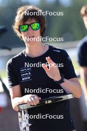 06.08.2024, Lenzerheide, Switzerland (SUI): Sandra Flunger (AUT) coach Team Switzerland - Biathlon summer training, Lenzerheide (SUI). www.nordicfocus.com. © Manzoni/NordicFocus. Every downloaded picture is fee-liable.