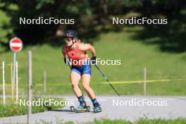 15.07.2024, Lenzerheide, Switzerland (SUI): Grace Castonguay (USA) - Biathlon summer training, Lenzerheide (SUI). www.nordicfocus.com. © Manzoni/NordicFocus. Every downloaded picture is fee-liable.