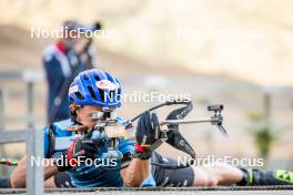 29.08.2024, Bessans, France (FRA): Oscar Lombardot (FRA) - Biathlon summer training, Bessans (FRA). www.nordicfocus.com. © Authamayou/NordicFocus. Every downloaded picture is fee-liable.