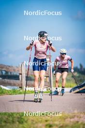 06.08.2024, Lavaze, Italy (ITA): Lara Wagner (AUT) - Biathlon summer training, Lavaze (ITA). www.nordicfocus.com. © Barbieri/NordicFocus. Every downloaded picture is fee-liable.