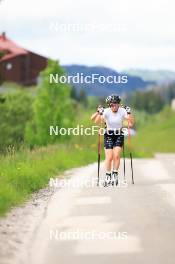 11.06.2024, Premanon, France (FRA): Jeanne Richard (FRA), Oceane Michelon (FRA), (l-r) - Biathlon summer training, Premanon (FRA). www.nordicfocus.com. © Manzoni/NordicFocus. Every downloaded picture is fee-liable.