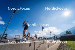 06.08.2024, Lavaze, Italy (ITA): Anna Andexer (AUT) - Biathlon summer training, Lavaze (ITA). www.nordicfocus.com. © Barbieri/NordicFocus. Every downloaded picture is fee-liable.