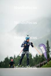 27.09.2024, Lavaze, Italy (ITA): Lukas Hofer (ITA) - Biathlon summer training, Lavaze (ITA). www.nordicfocus.com. © Barbieri/NordicFocus. Every downloaded picture is fee-liable.