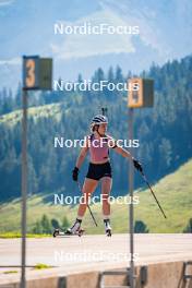 28.06.2024, Lavaze, Italy (ITA): Ida Lien (NOR) - Biathlon summer training, Lavaze (ITA). www.nordicfocus.com. © Barbieri/NordicFocus. Every downloaded picture is fee-liable.