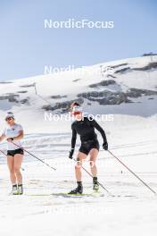 19.06.2024, Tignes, France (FRA): Lou Jeanmonnot (FRA) - Biathlon summer training, Tignes (FRA). www.nordicfocus.com. © Authamayou/NordicFocus. Every downloaded picture is fee-liable.