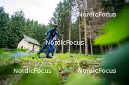 30.09.2024, Lavaze, Italy (ITA): Beatrice Trabucchi (ITA), Martina Trabucchi (ITA), (l-r) - Biathlon summer training, Lavaze (ITA). www.nordicfocus.com. © Barbieri/NordicFocus. Every downloaded picture is fee-liable.