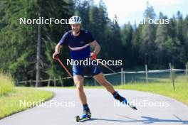 18.07.2024, Lenzerheide, Switzerland (SUI): Nikolas Burkhart (USA) - Biathlon summer training, Lenzerheide (SUI). www.nordicfocus.com. © Manzoni/NordicFocus. Every downloaded picture is fee-liable.