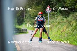 30.09.2024, Lavaze, Italy (ITA): Lisa Vittozzi (ITA) - Biathlon summer training, Lavaze (ITA). www.nordicfocus.com. © Barbieri/NordicFocus. Every downloaded picture is fee-liable.