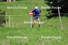 15.07.2024, Lenzerheide, Switzerland (SUI): Vaclav Cervenka (USA) - Biathlon summer training, Lenzerheide (SUI). www.nordicfocus.com. © Manzoni/NordicFocus. Every downloaded picture is fee-liable.