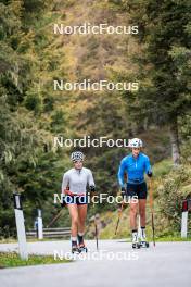 30.09.2024, Lavaze, Italy (ITA): Linda Zingerle (ITA), Rebecca Passler (ITA), (l-r) - Biathlon summer training, Lavaze (ITA). www.nordicfocus.com. © Barbieri/NordicFocus. Every downloaded picture is fee-liable.