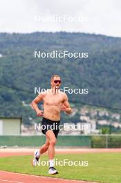 03.07.2024, Saint-Claude, France (FRA): Emilien Jacquelin (FRA) - Biathlon summer training, Premanon (FRA). www.nordicfocus.com. © Manzoni/NordicFocus. Every downloaded picture is fee-liable.