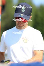 18.07.2024, Lenzerheide, Switzerland (SUI): Armin Auchentaller (ITA), Coach Team USA - Biathlon summer training, Lenzerheide (SUI). www.nordicfocus.com. © Manzoni/NordicFocus. Every downloaded picture is fee-liable.