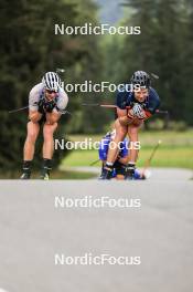 05.09.2024, Lenzerheide, Switzerland (SUI): Tarjei Boe (NOR), Vetle Sjaastad Christiansen (NOR), (l-r) - Biathlon summer training, Lenzerheide (SUI). www.nordicfocus.com. © Manzoni/NordicFocus. Every downloaded picture is fee-liable.