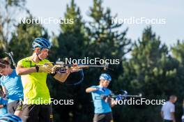 02.09.2024, Font-Romeu, France (FRA): Martin Ponsiluoma (SWE) - Biathlon summer training, Font-Romeu (FRA). www.nordicfocus.com. © Authamayou/NordicFocus. Every downloaded picture is fee-liable.