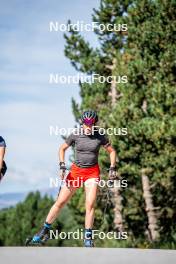 17.08.2024, Font-Romeu, France (FRA): Eva Laine (FRA) - Biathlon summer training, Font-Romeu (FRA). www.nordicfocus.com. © Authamayou/NordicFocus. Every downloaded picture is fee-liable.