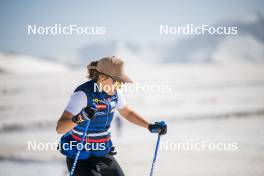 19.06.2024, Tignes, France (FRA): Gilonne Guigonnat (FRA) - Biathlon summer training, Tignes (FRA). www.nordicfocus.com. © Authamayou/NordicFocus. Every downloaded picture is fee-liable.