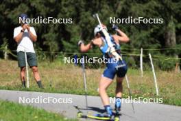 15.07.2024, Lenzerheide, Switzerland (SUI): Emil Bormetti (ITA), Coach Team USA - Biathlon summer training, Lenzerheide (SUI). www.nordicfocus.com. © Manzoni/NordicFocus. Every downloaded picture is fee-liable.