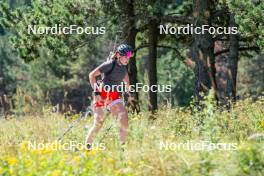 17.08.2024, Font-Romeu, France (FRA): Eva Laine (FRA) - Biathlon summer training, Font-Romeu (FRA). www.nordicfocus.com. © Authamayou/NordicFocus. Every downloaded picture is fee-liable.