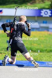 20.05.2024, Lenzerheide, Switzerland (SUI): Gion Stalder (SUI) - Biathlon summer training, Lenzerheide (SUI). www.nordicfocus.com. © Manzoni/NordicFocus. Every downloaded picture is fee-liable.