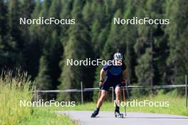 15.07.2024, Lenzerheide, Switzerland (SUI): Nikolas Burkhart (USA) - Biathlon summer training, Lenzerheide (SUI). www.nordicfocus.com. © Manzoni/NordicFocus. Every downloaded picture is fee-liable.