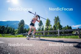 28.06.2024, Lavaze, Italy (ITA): Ida Lien (NOR) - Biathlon summer training, Lavaze (ITA). www.nordicfocus.com. © Barbieri/NordicFocus. Every downloaded picture is fee-liable.