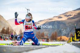 09.11.2024, Bessans, France (FRA): Oceane Michelon (FRA) - Biathlon summer training, Bessans (FRA). www.nordicfocus.com. © Authamayou/NordicFocus. Every downloaded picture is fee-liable.