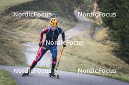 22.10.2024, Lavaze, Italy (ITA): Johannes Thingnes Boe (NOR) - Biathlon summer training, Lavaze (ITA). www.nordicfocus.com. © Vanzetta/NordicFocus. Every downloaded picture is fee-liable.