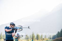 28.08.2024, Bessans, France (FRA): Emilien Jacquelin (FRA) - Biathlon summer training, Bessans (FRA). www.nordicfocus.com. © Authamayou/NordicFocus. Every downloaded picture is fee-liable.