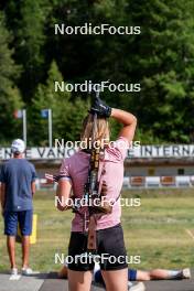 29.08.2024, Bessans, France (FRA): Oceane Michelon (FRA) - Biathlon summer training, Bessans (FRA). www.nordicfocus.com. © Authamayou/NordicFocus. Every downloaded picture is fee-liable.