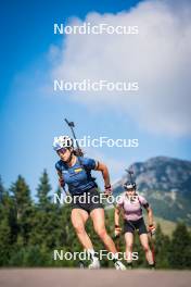 06.08.2024, Lavaze, Italy (ITA): Anna Andexer (AUT) - Biathlon summer training, Lavaze (ITA). www.nordicfocus.com. © Barbieri/NordicFocus. Every downloaded picture is fee-liable.