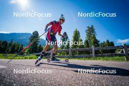 28.06.2024, Lavaze, Italy (ITA): Ingrid Landmark Tandrevold (NOR) - Biathlon summer training, Lavaze (ITA). www.nordicfocus.com. © Barbieri/NordicFocus. Every downloaded picture is fee-liable.