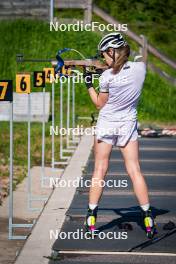 27.06.2024, Lavaze, Italy (ITA): Ida Lien (NOR) - Biathlon summer training, Lavaze (ITA). www.nordicfocus.com. © Barbieri/NordicFocus. Every downloaded picture is fee-liable.