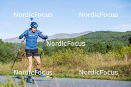 05.09.2024, Font-Romeu, France (FRA): Viktor Brandt (SWE) - Biathlon summer training, Font-Romeu (FRA). www.nordicfocus.com. © Authamayou/NordicFocus. Every downloaded picture is fee-liable.