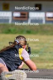 29.08.2024, Bessans, France (FRA): Justine Braisaz-Bouchet (FRA) - Biathlon summer training, Bessans (FRA). www.nordicfocus.com. © Authamayou/NordicFocus. Every downloaded picture is fee-liable.