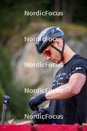 29.08.2024, Bessans, France (FRA): Emilien Jacquelin (FRA) - Biathlon summer training, Bessans (FRA). www.nordicfocus.com. © Authamayou/NordicFocus. Every downloaded picture is fee-liable.