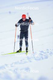 14.10.2024, Ramsau am Dachstein, Austria (AUT): Felix Ullmann (SUI) - Biathlon summer training, Dachsteinglacier, Ramsau am Dachstein (AUT). www.nordicfocus.com. © Manzoni/NordicFocus. Every downloaded picture is fee-liable.