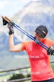 15.07.2024, Lenzerheide, Switzerland (SUI): Deedra Irwin (USA) - Biathlon summer training, Lenzerheide (SUI). www.nordicfocus.com. © Manzoni/NordicFocus. Every downloaded picture is fee-liable.