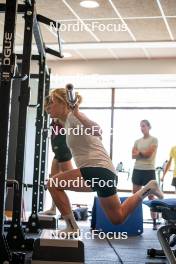 18.06.2024, Tignes, France (FRA): Sophie Chauveau (FRA) - Biathlon summer training, Tignes (FRA). www.nordicfocus.com. © Authamayou/NordicFocus. Every downloaded picture is fee-liable.