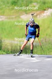 15.07.2024, Lenzerheide, Switzerland (SUI): Bjorn Westervelt (USA) - Biathlon summer training, Lenzerheide (SUI). www.nordicfocus.com. © Manzoni/NordicFocus. Every downloaded picture is fee-liable.