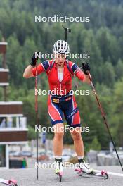 04.09.2024, Lenzerheide, Switzerland (SUI): Ida Lien (NOR) - Biathlon summer training, Lenzerheide (SUI). www.nordicfocus.com. © Manzoni/NordicFocus. Every downloaded picture is fee-liable.