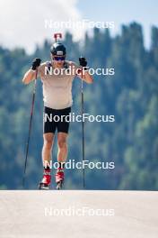 27.06.2024, Lavaze, Italy (ITA): Sturla Holm Laegreid (NOR) - Biathlon summer training, Lavaze (ITA). www.nordicfocus.com. © Barbieri/NordicFocus. Every downloaded picture is fee-liable.