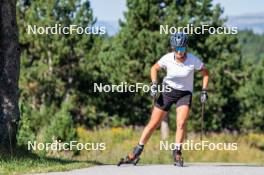 17.08.2024, Font-Romeu, France (FRA): Lou-Anne Dupont Ballet-Baz (FRA) - Biathlon summer training, Font-Romeu (FRA). www.nordicfocus.com. © Authamayou/NordicFocus. Every downloaded picture is fee-liable.