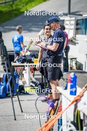 17.07.2024, Martell, Italy (ITA): Jonne Kahkonen (FIN) - Biathlon summer training, Martell (ITA). www.nordicfocus.com. © Barbieri/NordicFocus. Every downloaded picture is fee-liable.