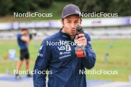 05.09.2024, Lenzerheide, Switzerland (SUI): Patrick Oberegger (ITA) coach Team Norway - Biathlon summer training, Lenzerheide (SUI). www.nordicfocus.com. © Manzoni/NordicFocus. Every downloaded picture is fee-liable.