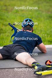 06.06.2024, Lavaze, Italy (ITA): Martin Ponsiluoma (SWE) - Biathlon summer training, Lavaze (ITA). www.nordicfocus.com. © Barbieri/NordicFocus. Every downloaded picture is fee-liable.