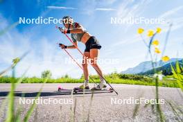 28.06.2024, Lavaze, Italy (ITA): Karoline Offigstad  Knotten (NOR) - Biathlon summer training, Lavaze (ITA). www.nordicfocus.com. © Barbieri/NordicFocus. Every downloaded picture is fee-liable.