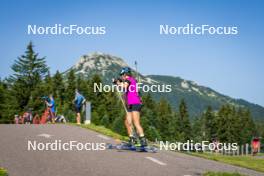 31.07.2024, Lavaze, Italy (ITA): Dunja Zdouc (AUT) - Biathlon summer training, Lavaze (ITA). www.nordicfocus.com. © Barbieri/NordicFocus. Every downloaded picture is fee-liable.